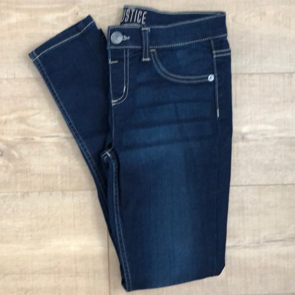 Justice mid rise jeggings